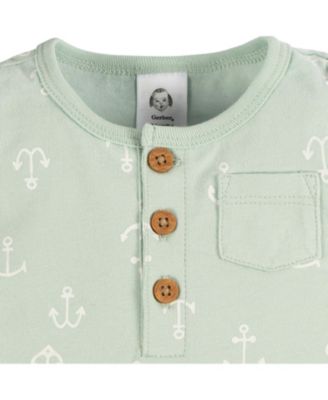 Baby Girls Short Leg and Long Leg Romper Set, 2 Pack