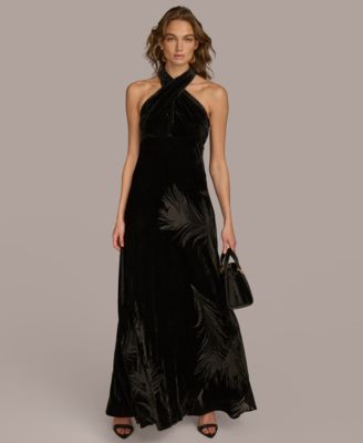 Macys velvet dresses best sale