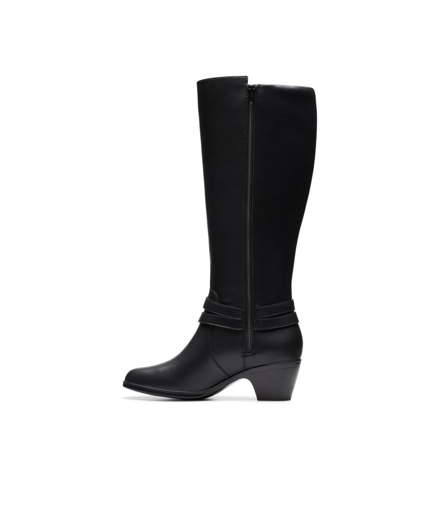 Женские ботинки Clarks Collection Emily 2 Dream Tall, цвет: Чёрный кожаный — фото 6