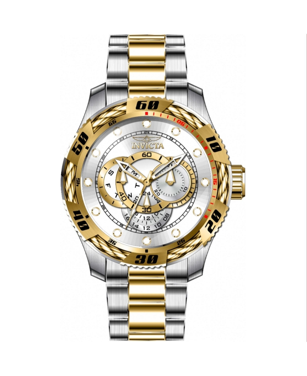 Invicta Men's 45751 Speedway Quartz MultifunctionDial Watch - Silver