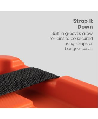 Remington 10 Gallon Loackable Storage Totes with Lids, Green Lid, Heavy-Duty Durable Stackable Containers, Large Garage Organizing Bins Moving Tubs, Rugged Sturdy Equipment Utility Tool Box