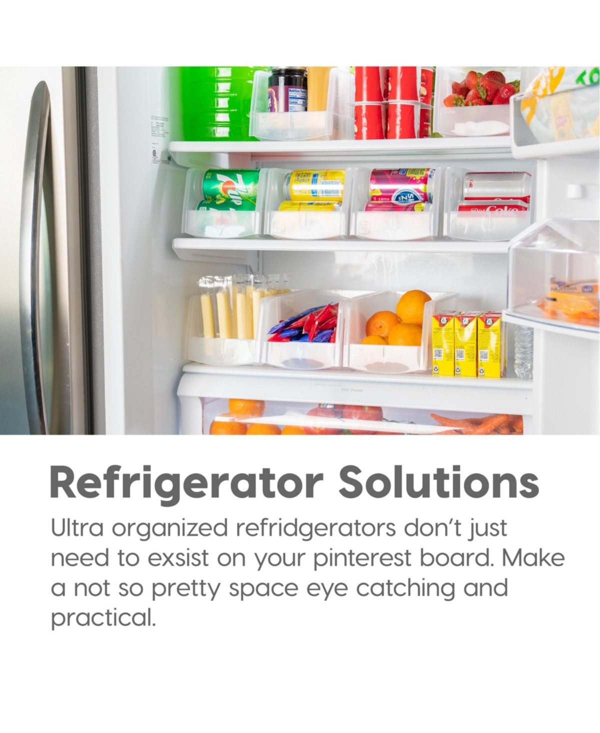 Iris Usa 4 Pack Medium Plastic Open Front Stackable Storage Bin, kitchen organization and storage