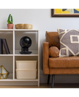 IRIS USA, WOOZOO Oscillating Fan with Remote & Timer, 3 Speed Settings, Black