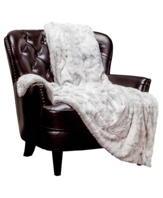 Premium Double-Sided Faux Fur Throw Blanket Soft, Plush & Cozy for Sofa, Couch, Bed, or Living Room Decor & Gifts.