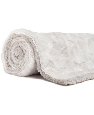 Premium Double-Sided Faux Fur Throw Blanket Soft, Plush & Cozy for Sofa, Couch, Bed, or Living Room Decor & Gifts.