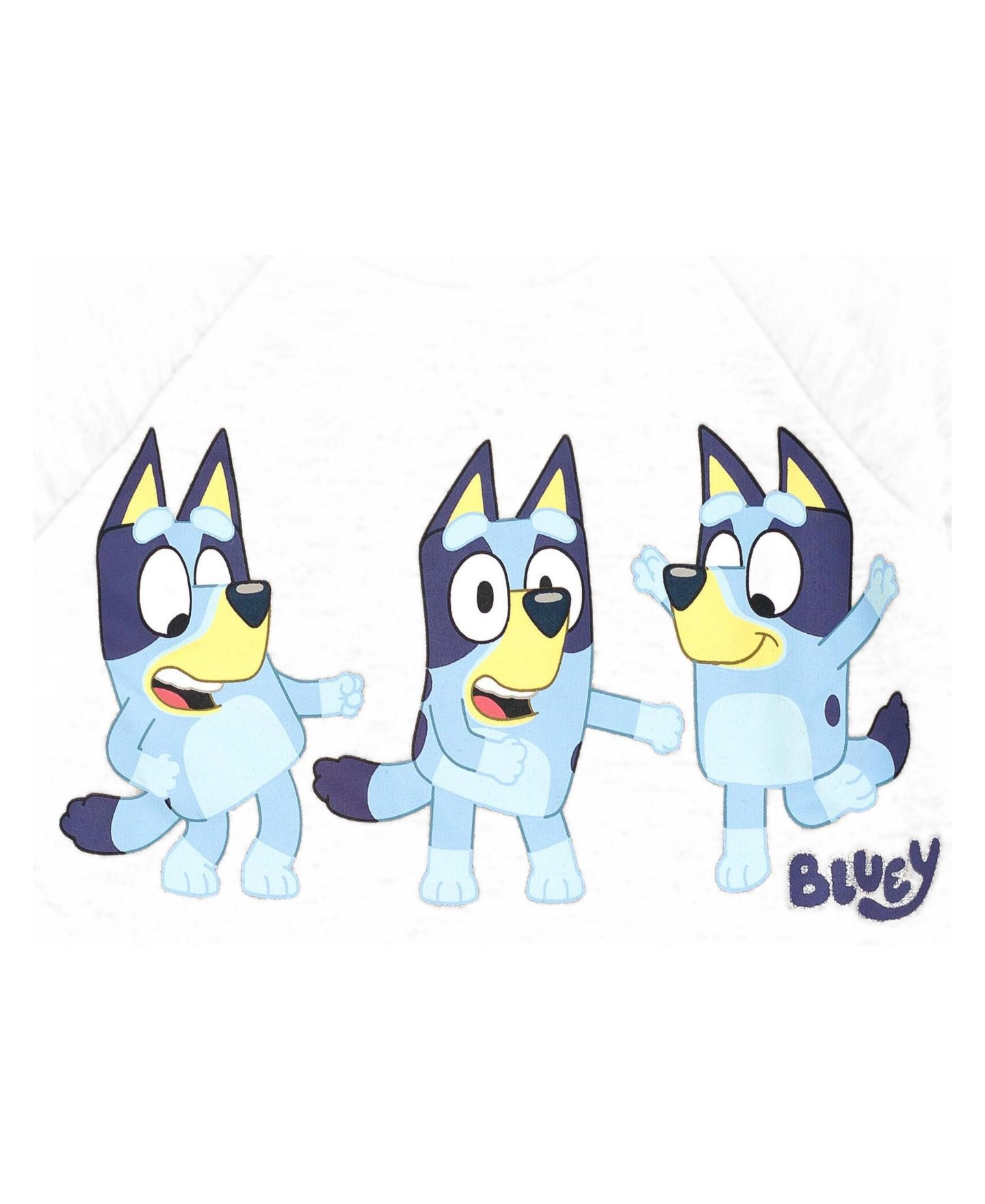 Платье Bluey French Terry Mesh Tutu Dress для девочек-малышей, цвет: Меланжевый серый — фото 3