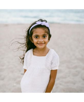 Girls  Seersucker Bow Headband