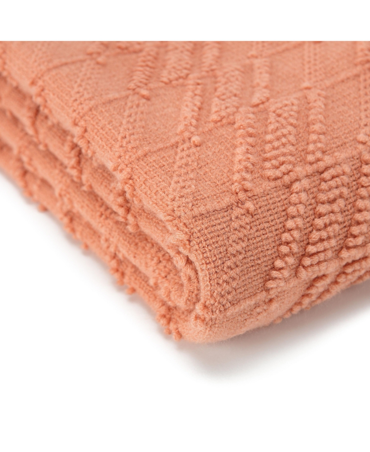 Chanasya Premium Rust Brown Blanket With Tassels - Acrylic Knitted Super Soft Fluffy Warm Cozy Lightweight Chic Boho Blanket for Bed Sofa Chair