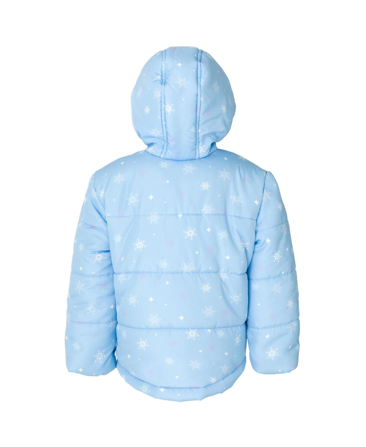 Disney Girls Frozen Zip Up Puffer Jacket to (2T - 7-8)