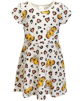 Lion King Girl's (2T-16) Simba Skater Dress