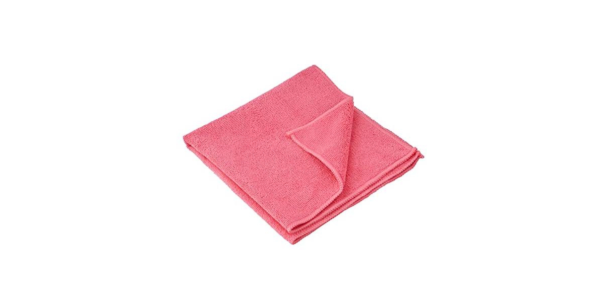 Superio Microfiber Cleaning Cloth Xl, Squeegee Mop Towel, Color Coded, 20
