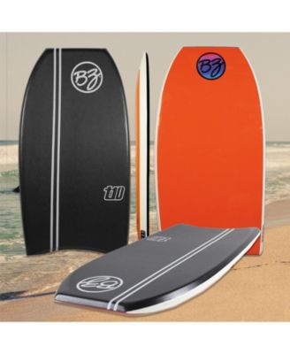 T-10 40" Bodyboard, Clipped Crescent Tail Body Board with HDPE Slick PE Core 8lb Green Cell Deck for Beach Surfing - 2 PACK