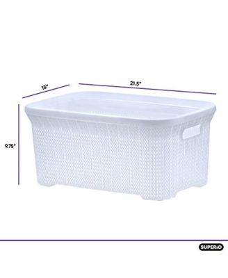 40 L Knit Design Laundry Basket