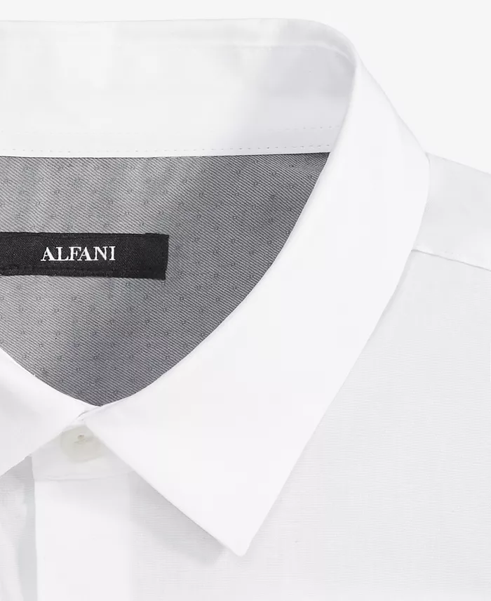 Men's Modern Classic-Fit Stretch Solid Button-Down Shirt - thumbnail 10