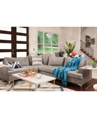 Premium Wolf Faux Fur & Sherpa Minky Reversible Blanket, Throw