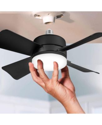 Bell +Howell  15.7 in. Indoor LED  Ceiling Fan with Remote  Ceiling Fan Appliance
