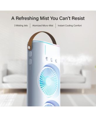 Rechargeable Dual Misting Fan