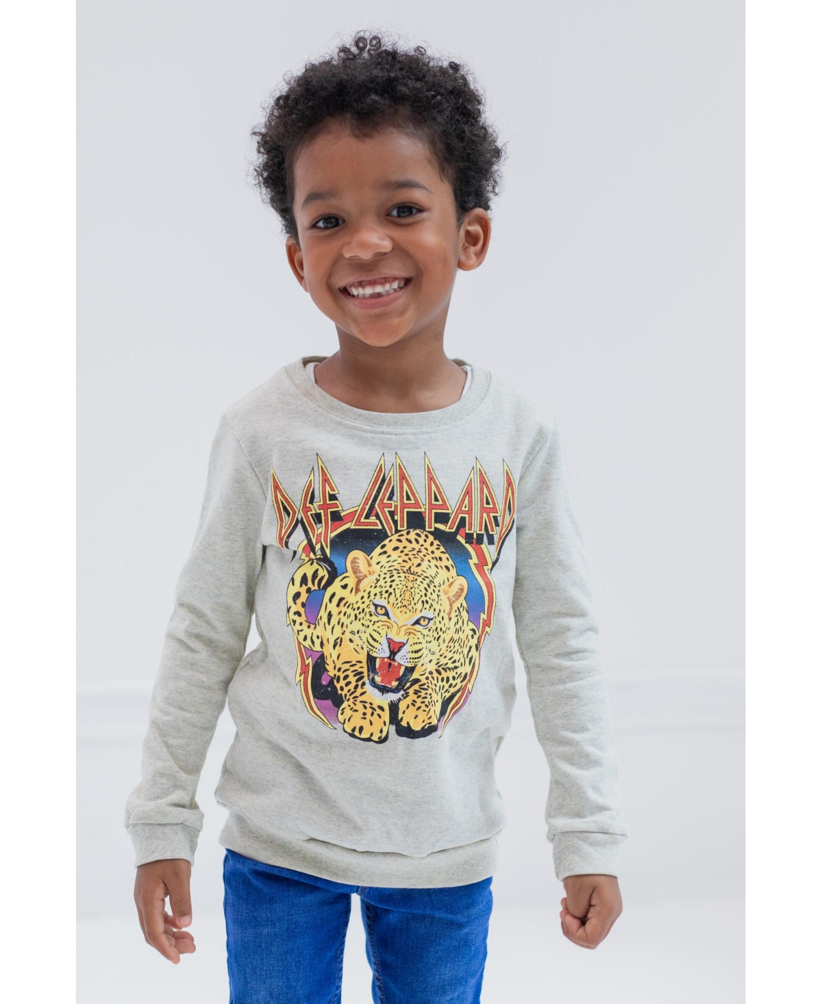 Def Leppard Big Boys Fleece Pullover Sweatshirt Little Kid to Big Kid