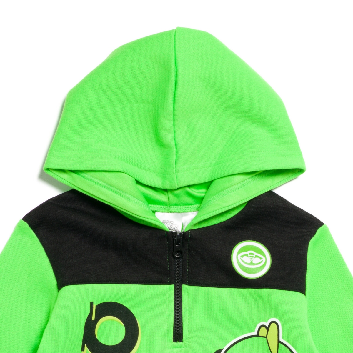 Pj Masks CatboyOwlette Fleece Half Zip Hoodie Toddler to Little Kid - Gekko, green