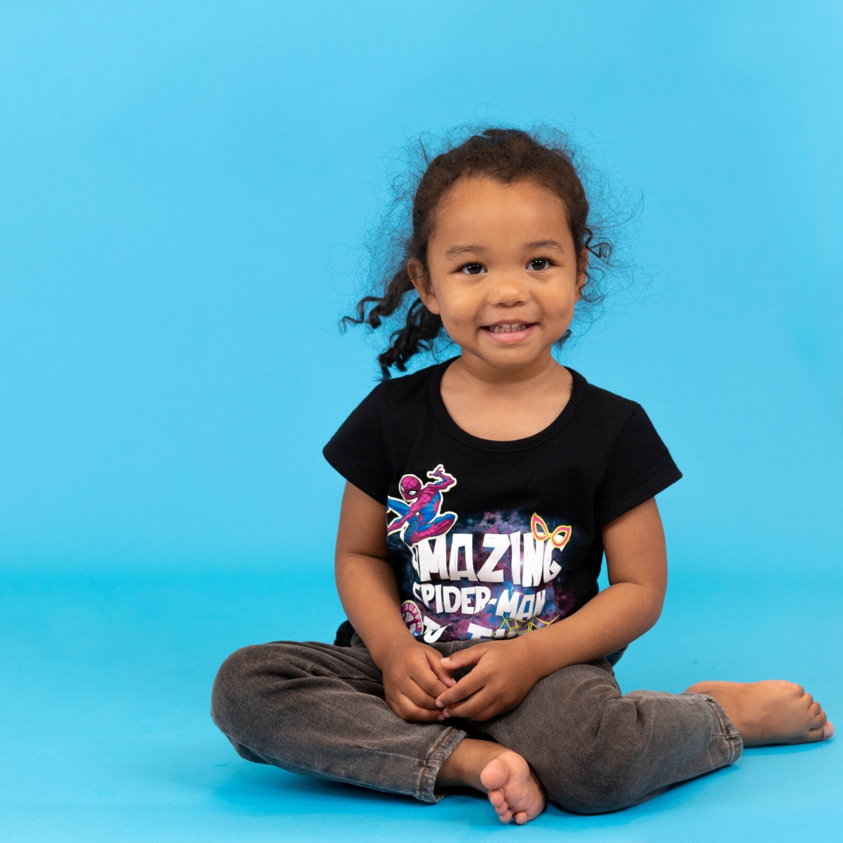 Marvel Girls Spider-Man 2 Pack T-Shirts -/ black