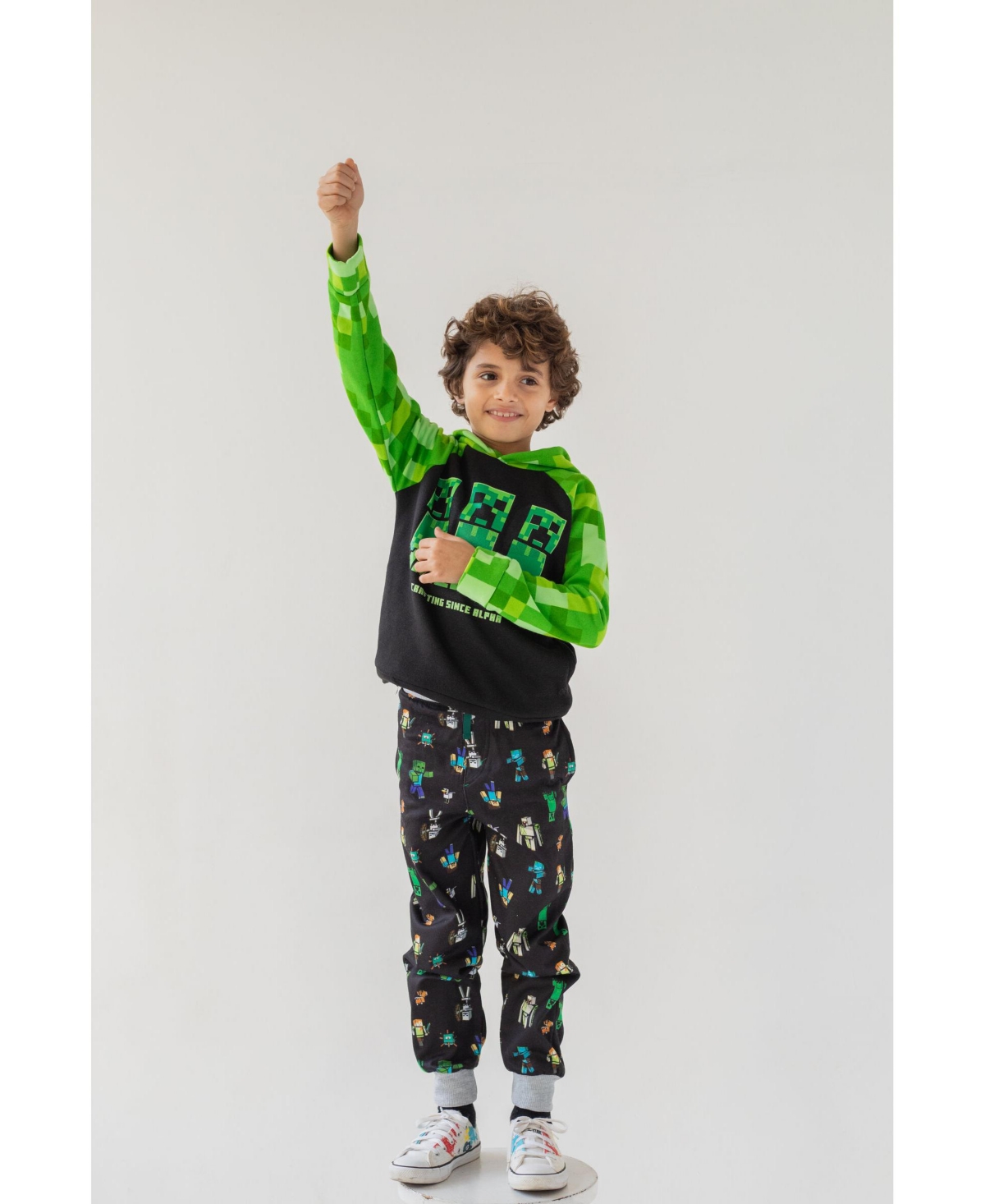 Minecraft Boys Fleece 2 Pack Jogger Pants to -/ black