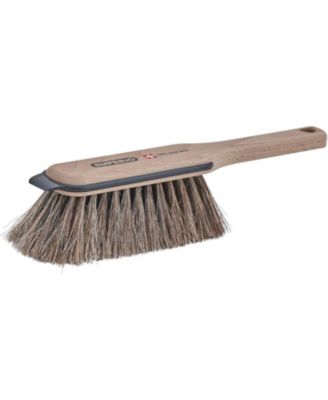 Brush &amp; Dustpan Set, Synthetic Grey &amp; White Bristles with Plastic Dustpan