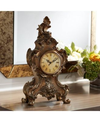 Taryn Vintage Style 16 1/4" High Table Clock