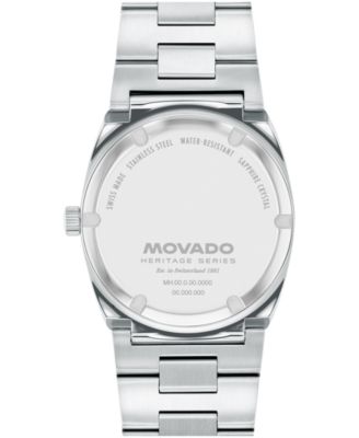 Men's Ondoplan Swiss Quartz Stainless Steel Watch 36mm