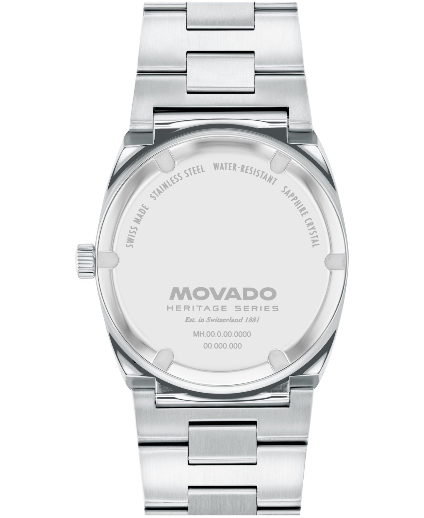 Мужские часы Movado Ondoplan Swiss Quartz Stainless Steel Watch 36mm — фото 3