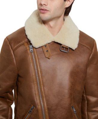 Men's Toni Asymmetrical Faux Leather Jacket