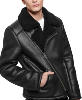 Men's Toni Asymmetrical Faux Leather Jacket