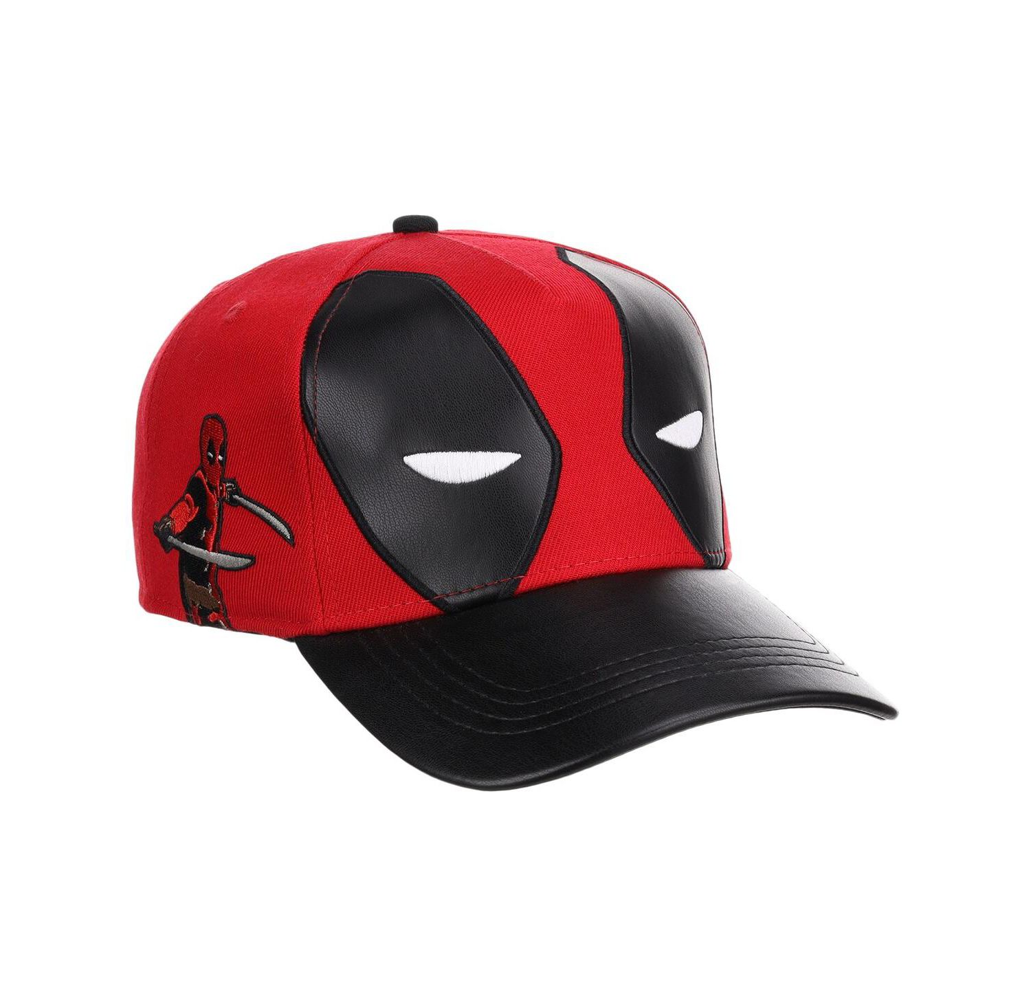 Men's Red Deadpool A-Frame Snapback Hat