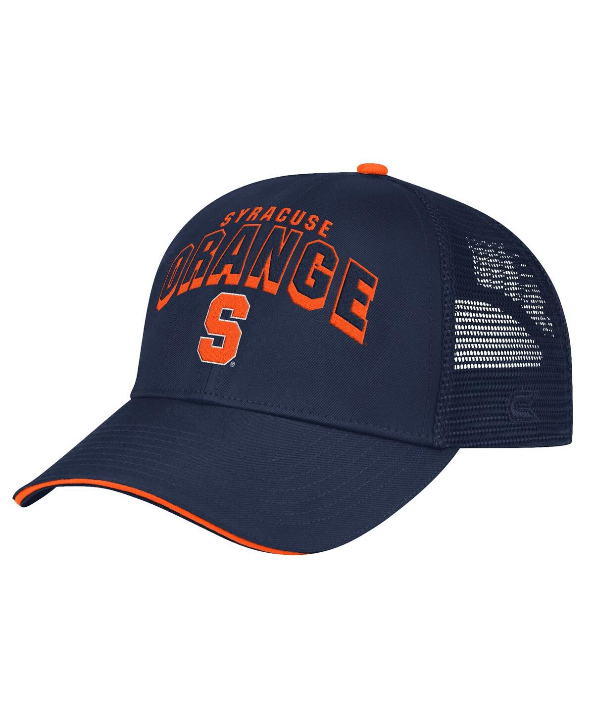 Colosseum Men's Navy Syracuse Orange Wyatt Adjustable Hat In Navy