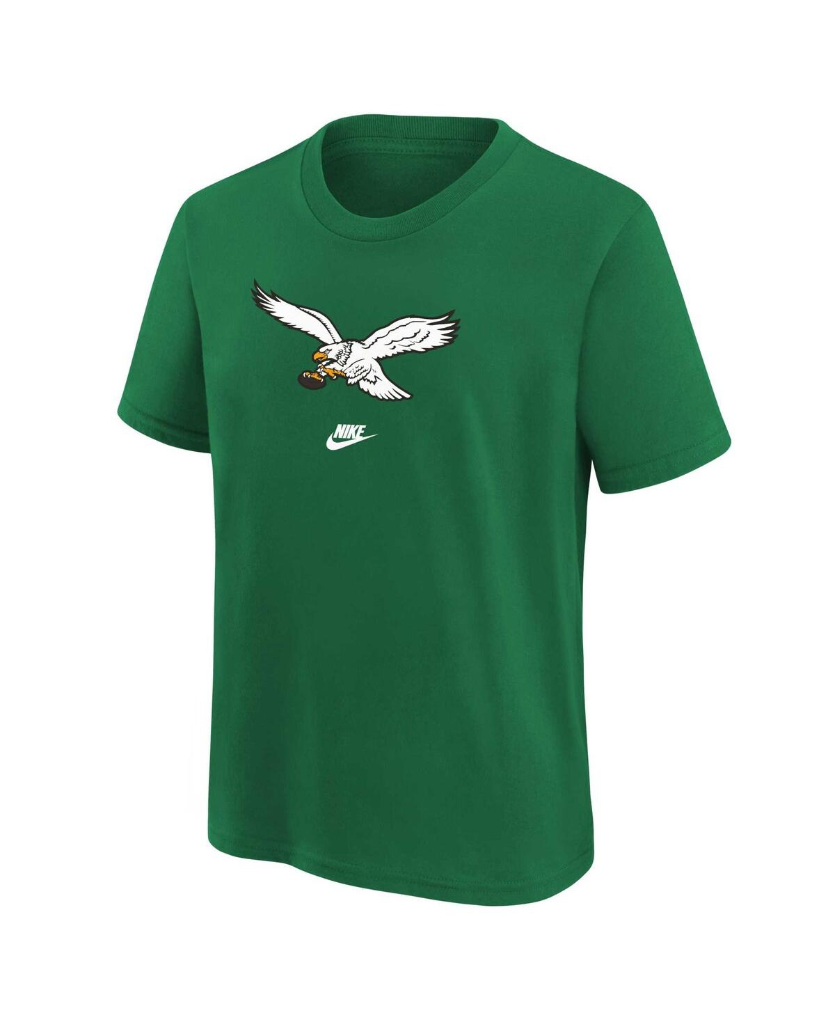 Nike Big Boys and GirlsPhiladelphia Eagles Rewind Essential T-Shirt - Kelly Green