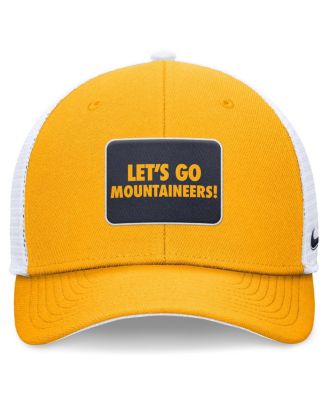 Men's Gold/White West Virginia Mountaineers Local Rise Trucker Adjustable Hat