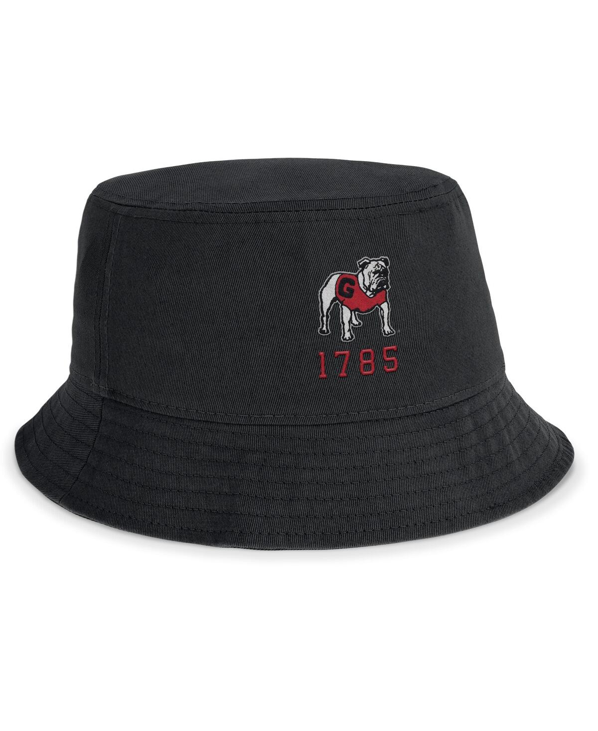 Nike Men'sGeorgia Bulldogs Legacy Apex Bucket Hat - Black