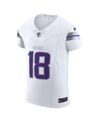 Men's Justin Jefferson White Minnesota Vikings Alternate Vapor F.U.S.E. Elite Player Jersey