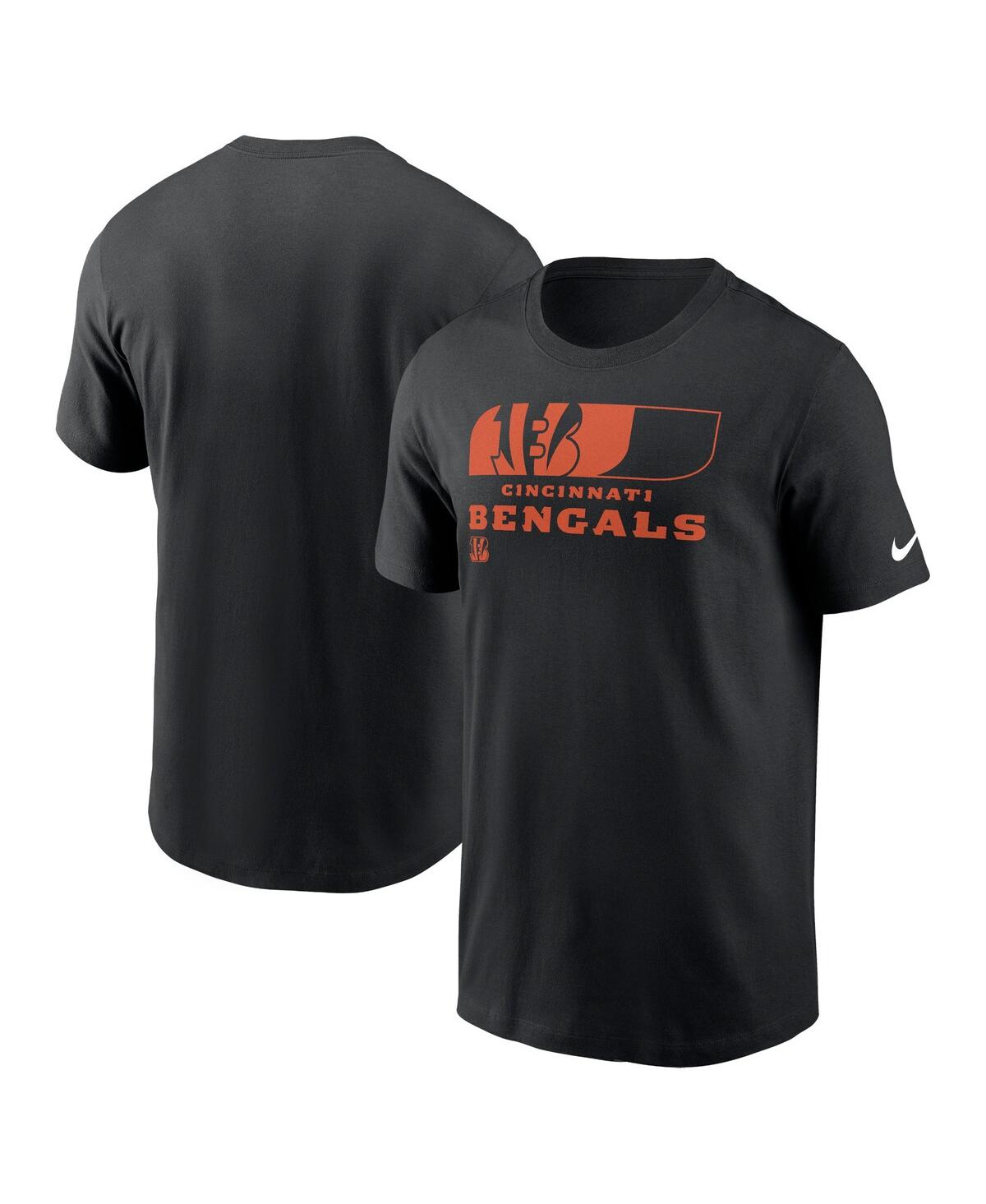 Nike Men's Black Cincinnati Bengals Air Essential T-shirt In Black
