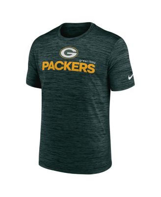 Men's Green Green Bay Packers Blitz Velocity Modern Performance T-Shirt