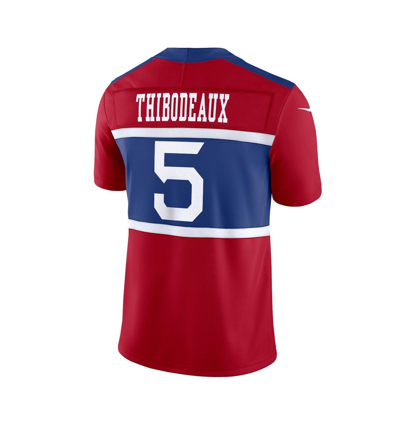 Мужской топ Nike Kayvon Thibodeaux Century Red New York Giants Alternate Vapor F.U.S.E. Limited Jersey — фото 3
