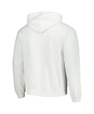 Men's and Women's White Billie Eilish Graffiti Pullover Hoodie