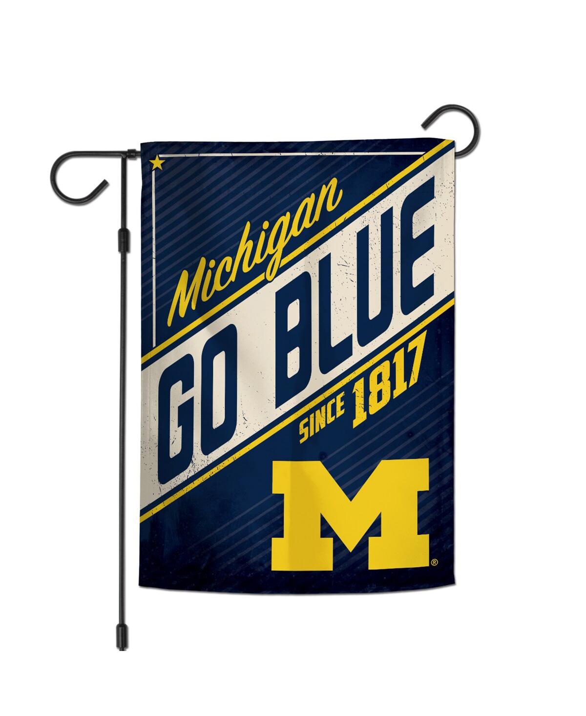 Michigan Wolverines 12" x 18" Throwback Logo Double-Sided Garden Flag