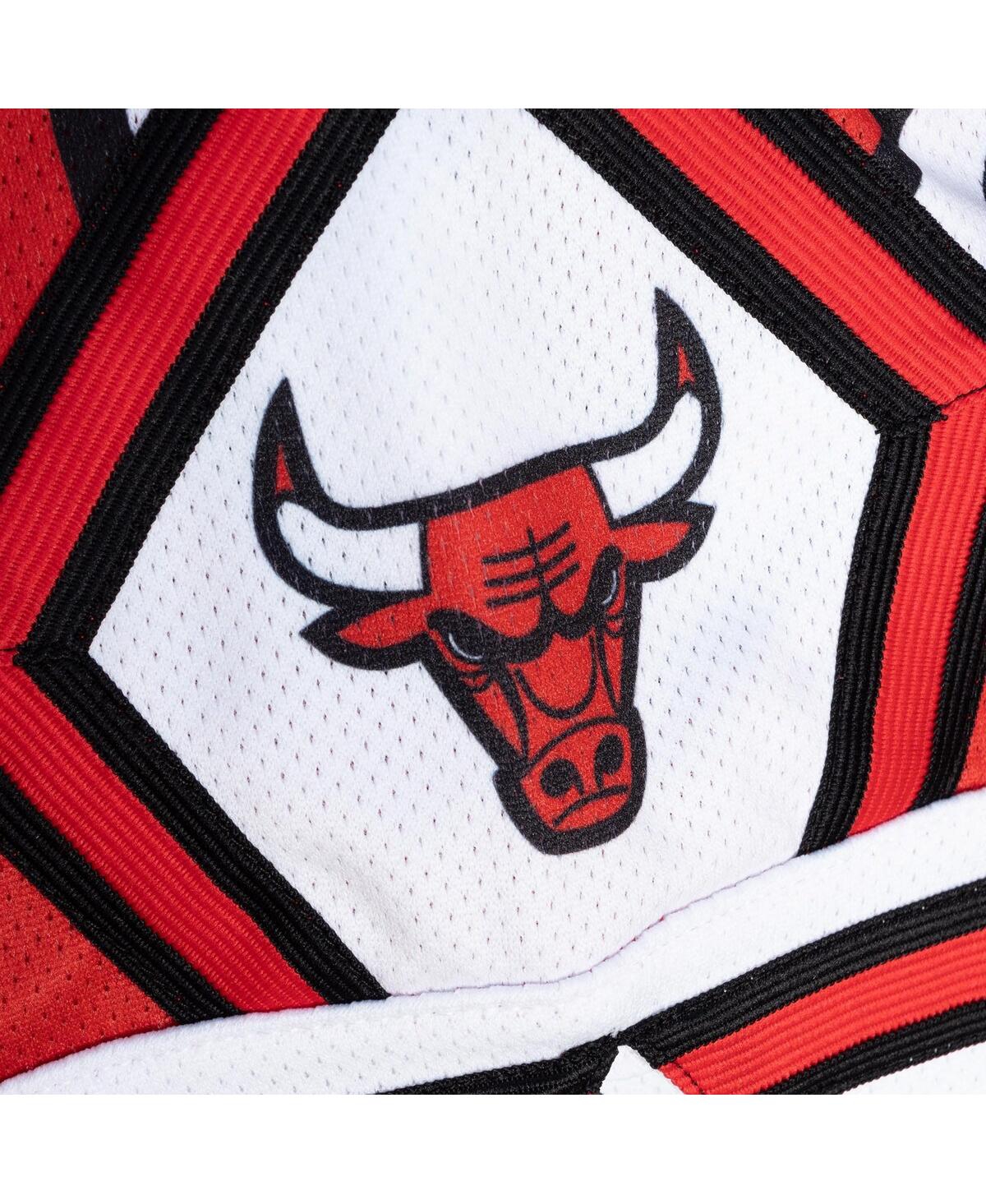 Mitchell & Ness Women's Red Chicago Bulls Swingman Big Face 3.0 Basketball Shorts In Red