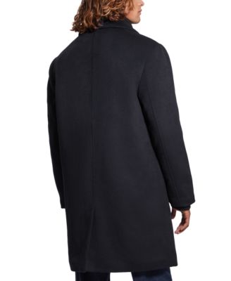 Men's Wool Blend Coat with Removable Quilted Bib