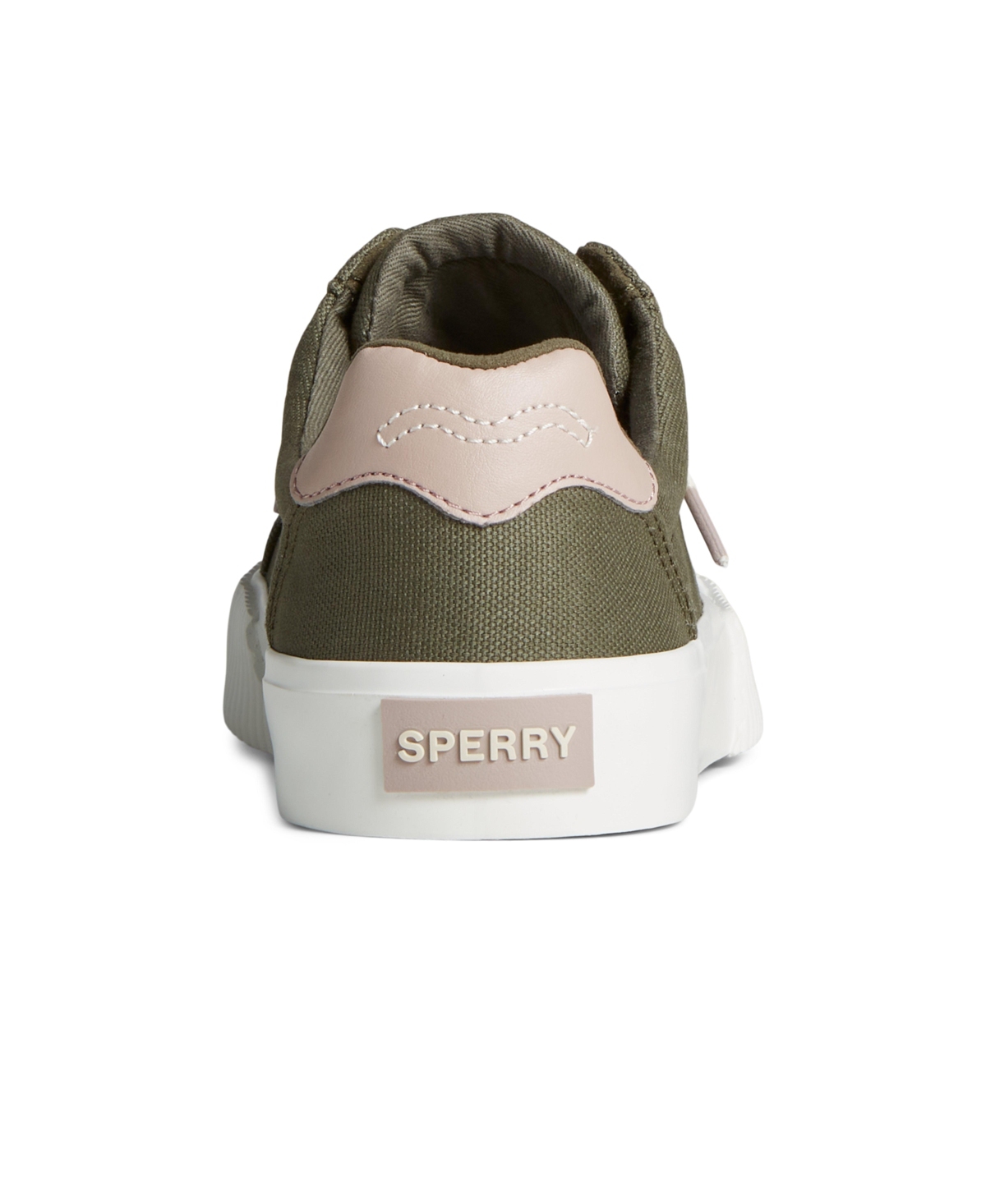 Sperry Women's Bermuda Ltt Lace Up Sneakers In Canvas Medium Green