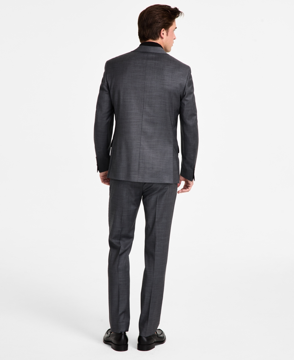 CALVIN KLEIN MEN'S SLIM-FIT WOOL-BLEND STRETCH SUIT JACKETS 