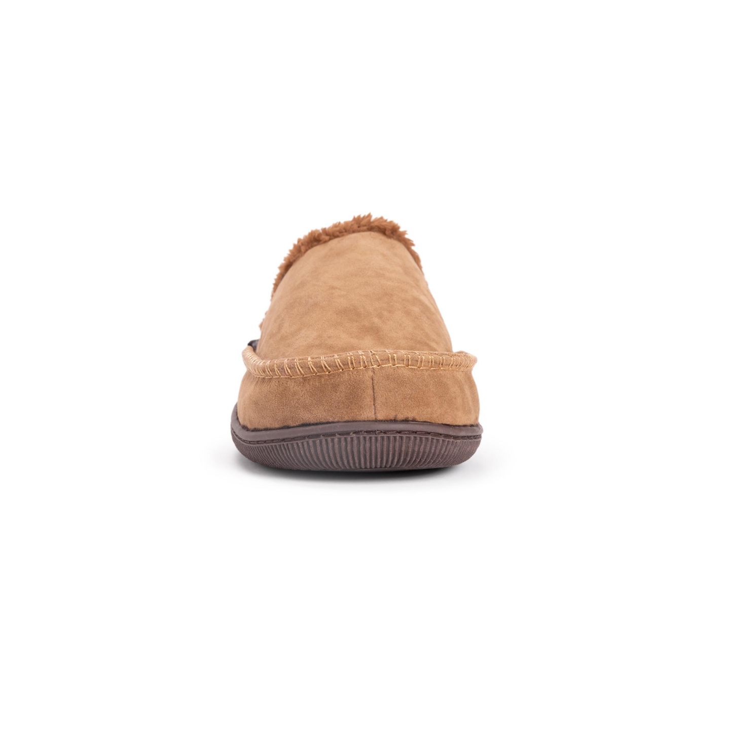 Мужские сабо MUK LUKS Faux Suede Clog Slippers, цвет: Верблюжий — фото 2