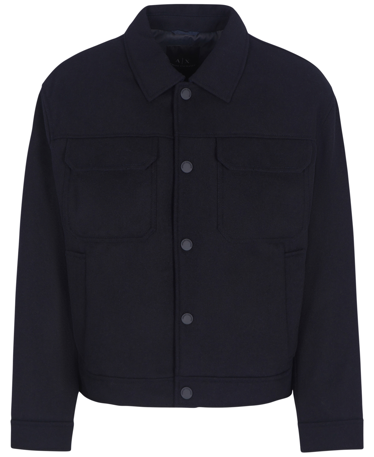 A|X Armani Exchange Men's Wool-Blend Shirt Jacket