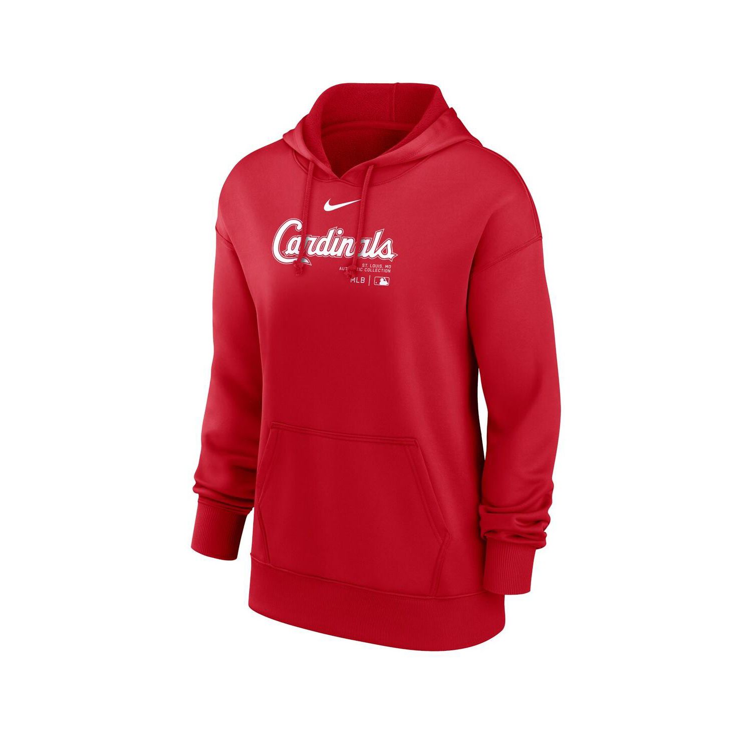 Women's Red St. Louis Cardinals Authentic Collection Performance Pullover Hoodie