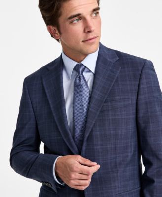 Men's Slim-Fit Wool-Blend Suit Jacket